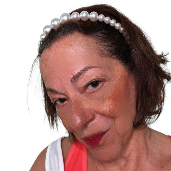 HEADBAND BUNDLE BLACK BRAIDED AND PEARL ONE SIZE - Picture 5 of 8